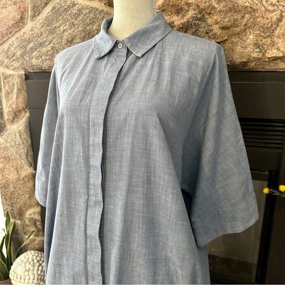 COS Boxy Denim Shirt Dress - Picture 3 of 12